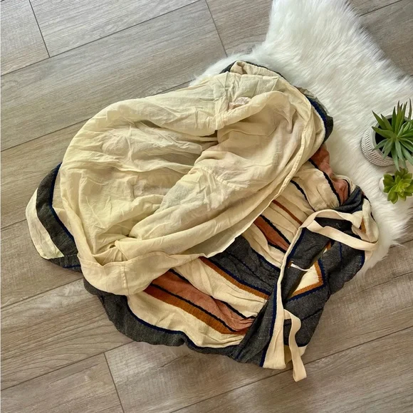 FREE PEOPLE | Striped Bloom Summer Strap Midi Sundress (L) - Picture 8 of 11